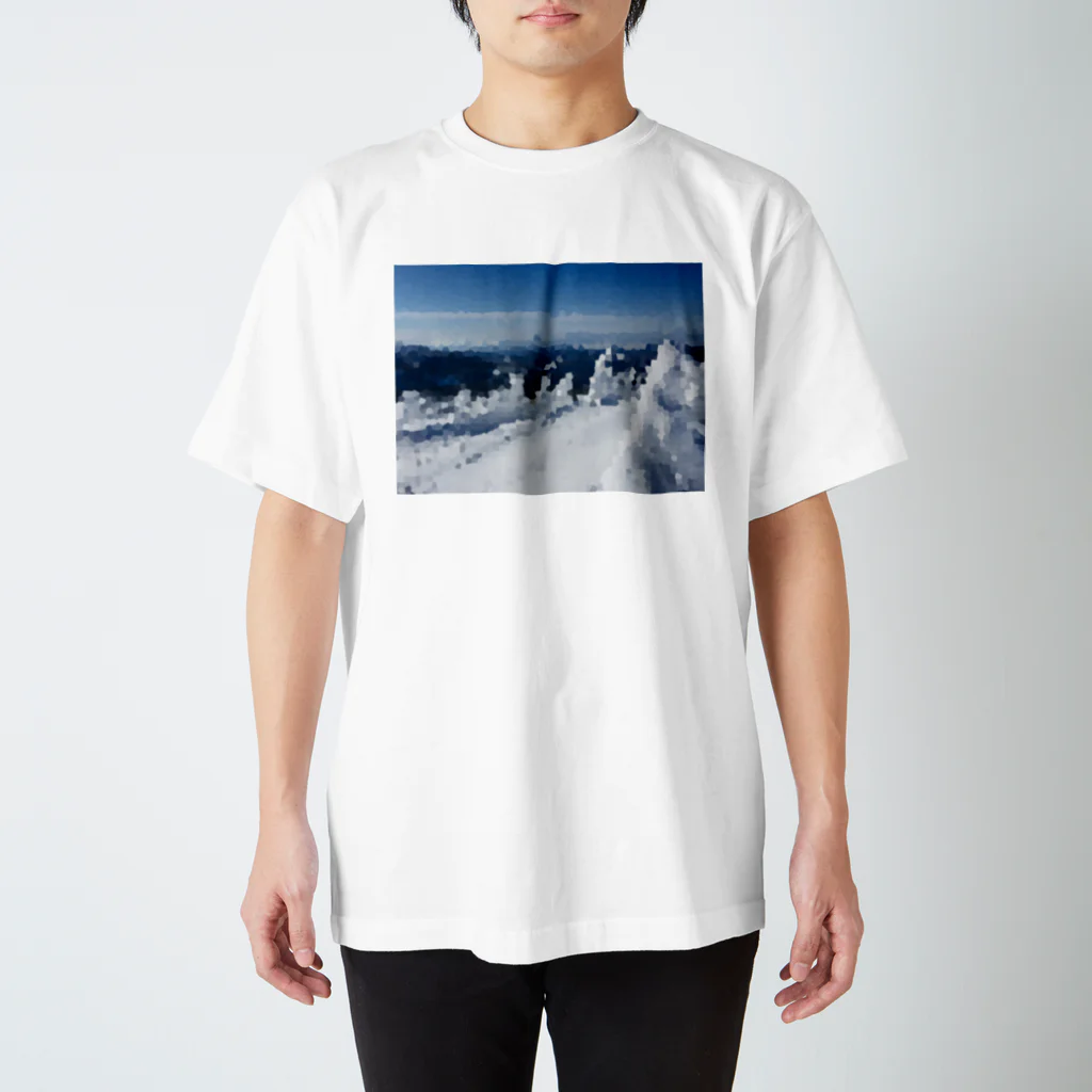 YOBULLCOの雪山 スタンダードTシャツ