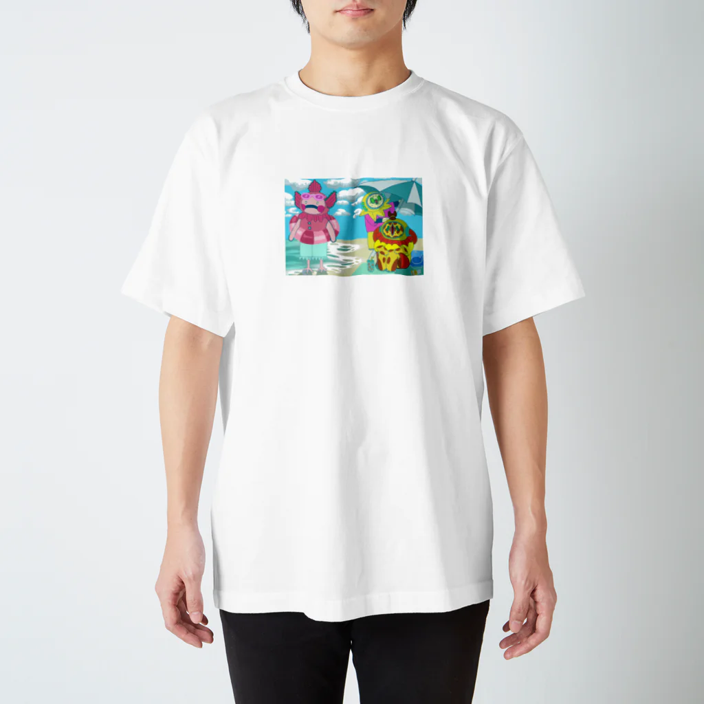 加工食品添加物の夏だ‼️海だ!! Regular Fit T-Shirt
