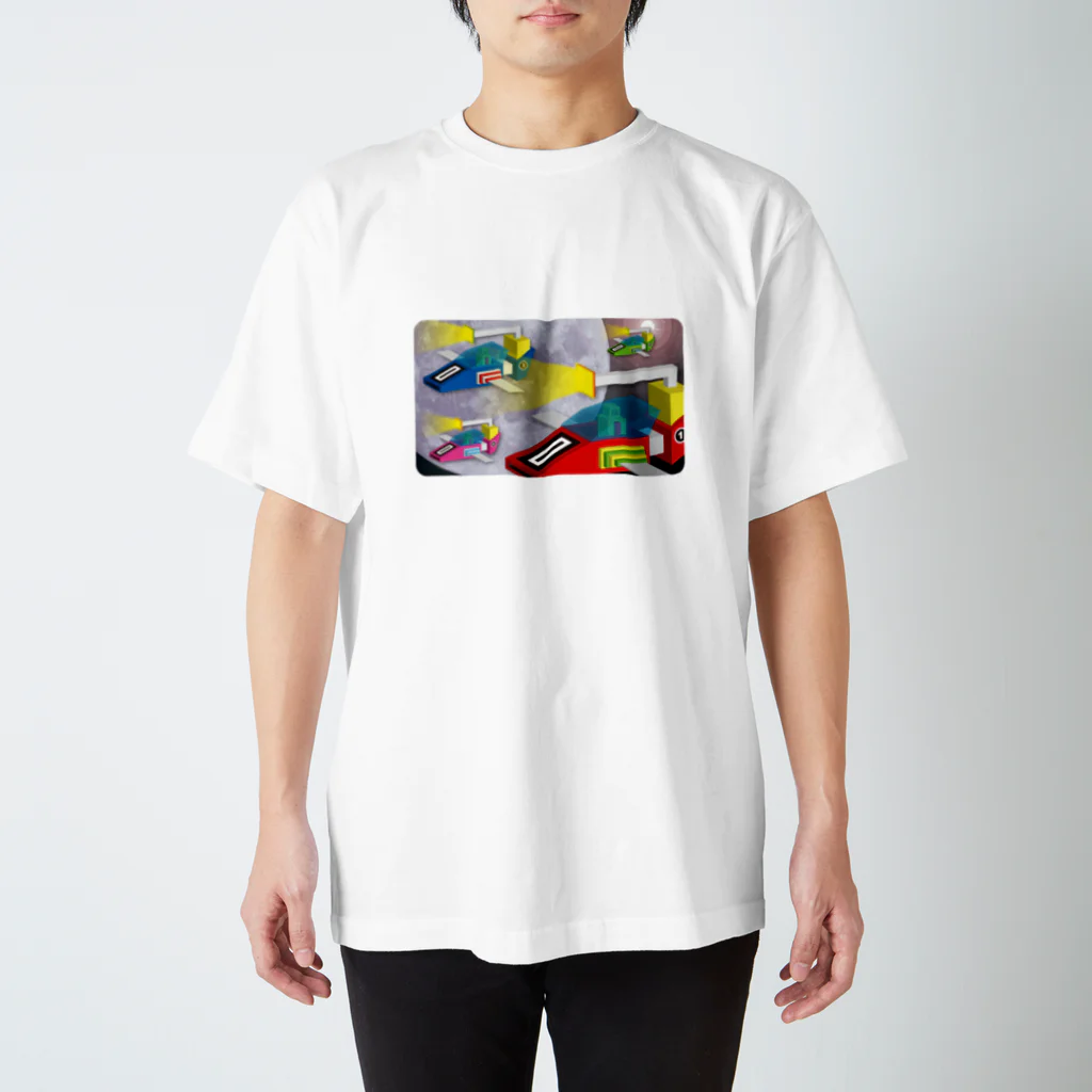 SHUJI OZAWAのSUPER JETS スタンダードTシャツ