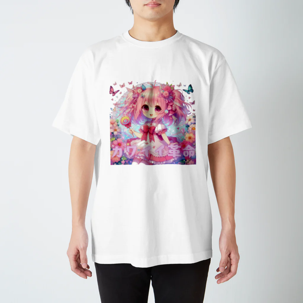 Samaleyのロリータ女の子　１２ スタンダードTシャツ