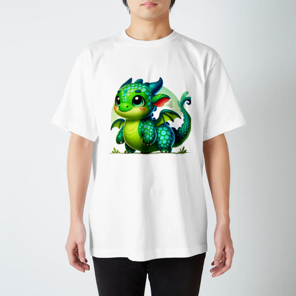 ryu1220の可愛らしいドラゴン スタンダードTシャツ