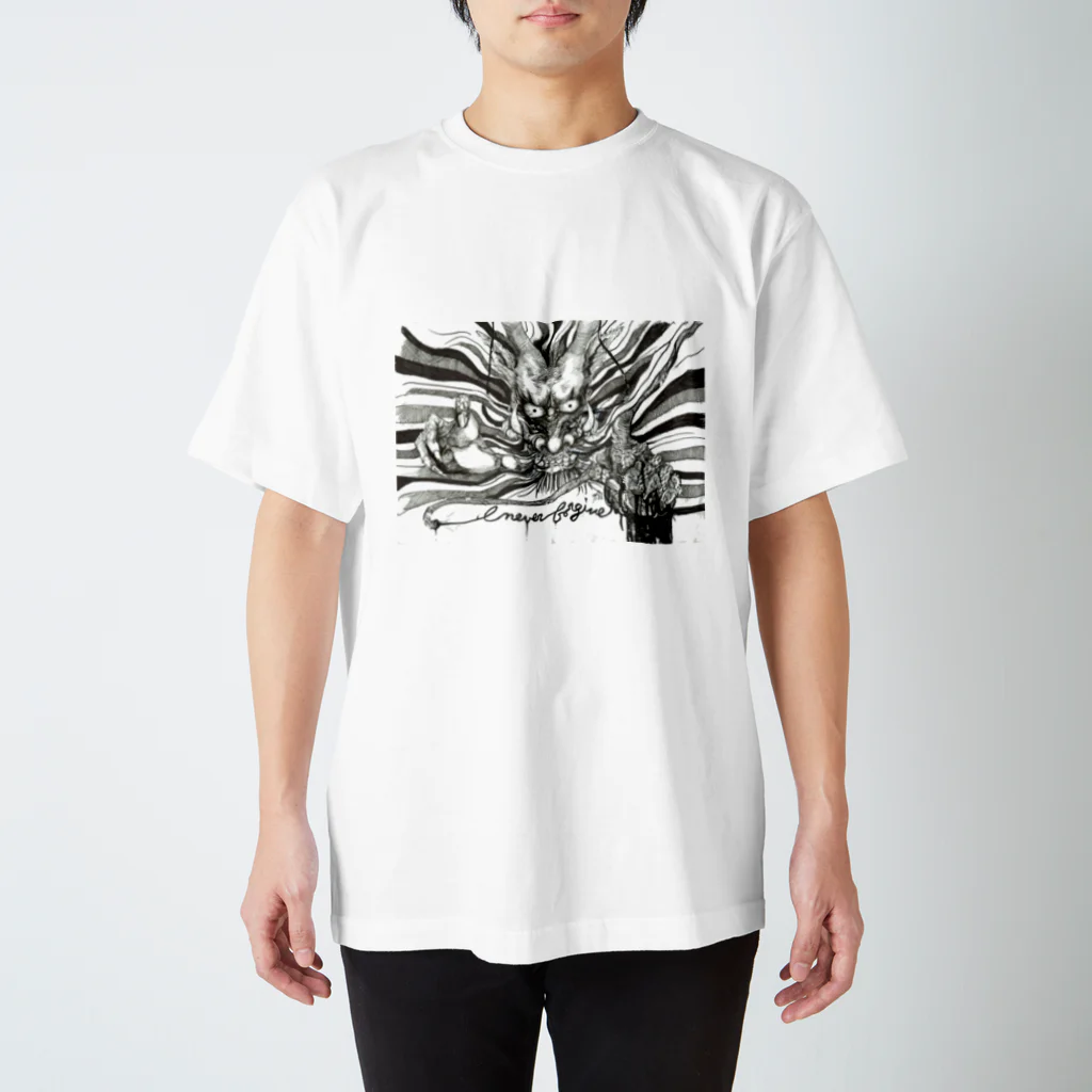 AnomaliA-Nachiのドラゴン-Never Frogive1 Regular Fit T-Shirt