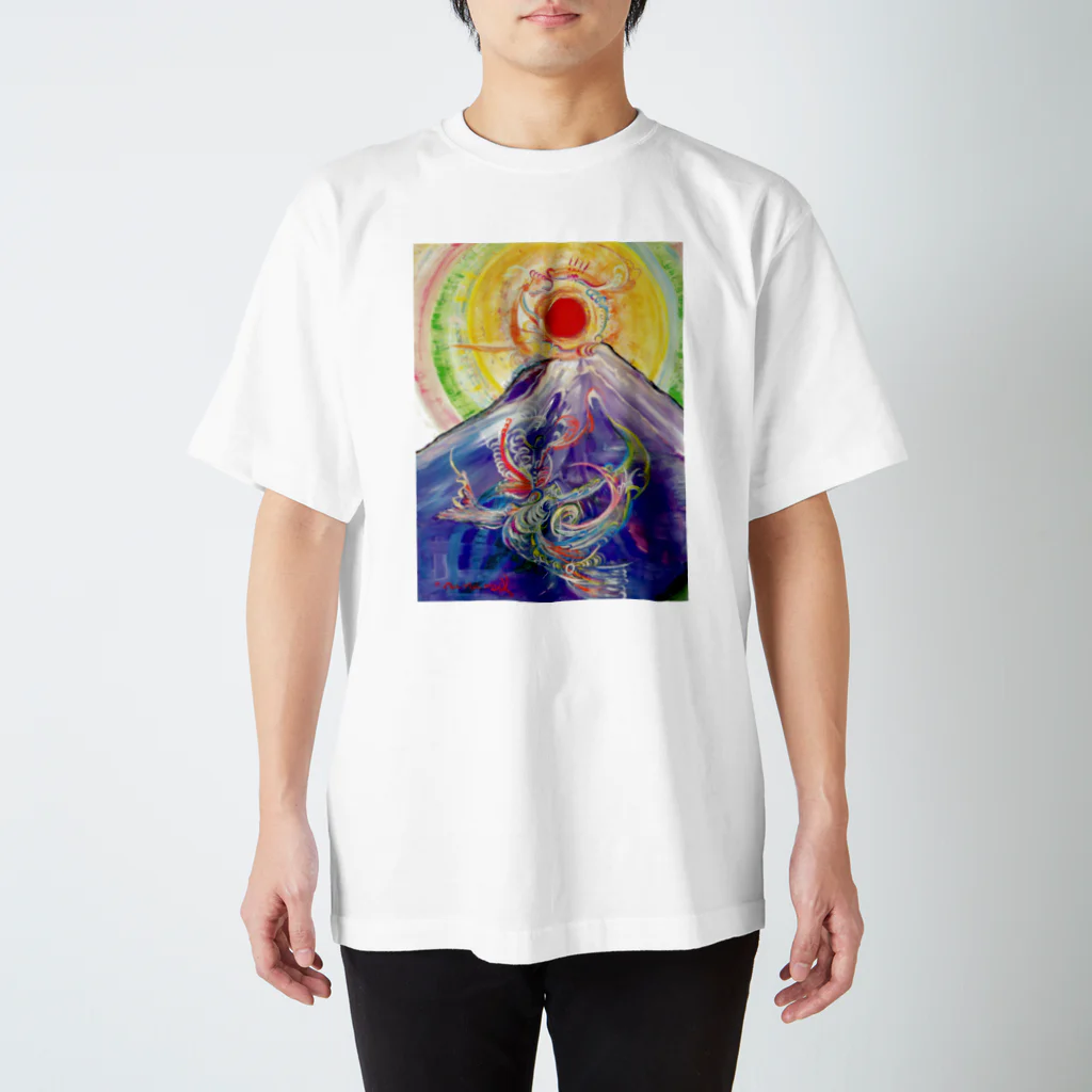 願い星 叶い星の不死鳥 陽光をめざす スタンダードTシャツ