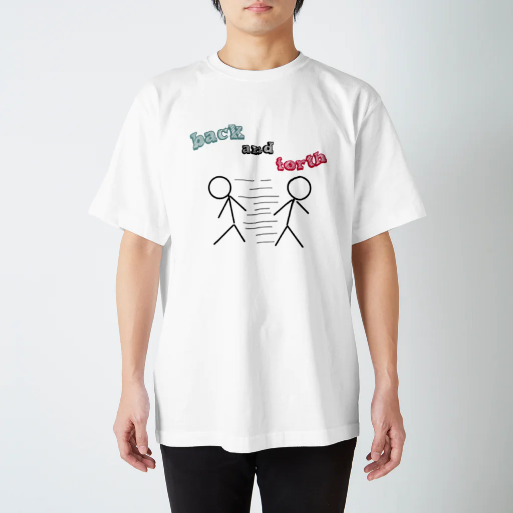 Youth_Youngsの帰る男くんと行ったりちゃん Regular Fit T-Shirt