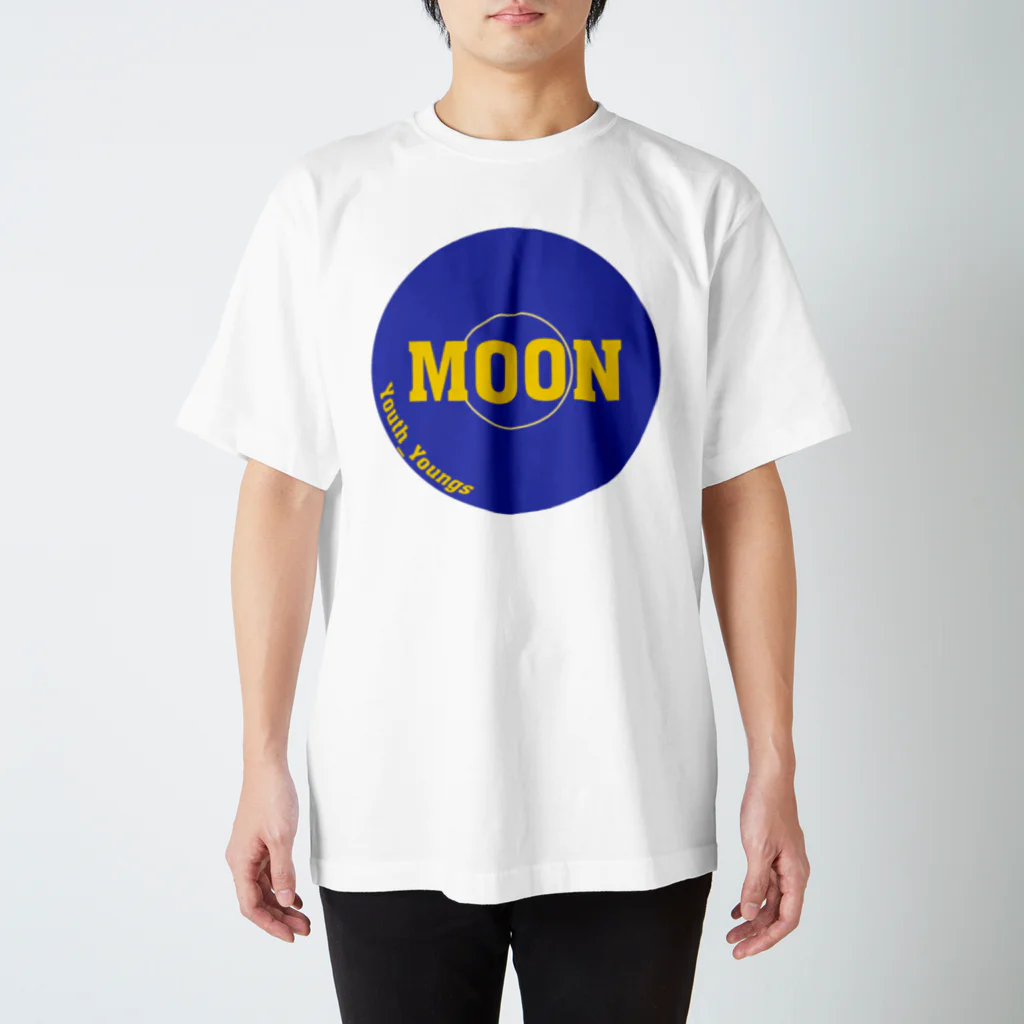 Youth_Youngsの宇宙をイメージ「ムーン」グッズ スタンダードTシャツ