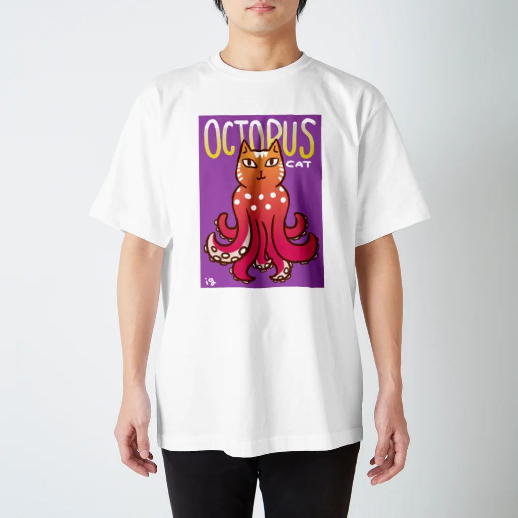 いぶりがっこのoctopus cat Regular Fit T-Shirt