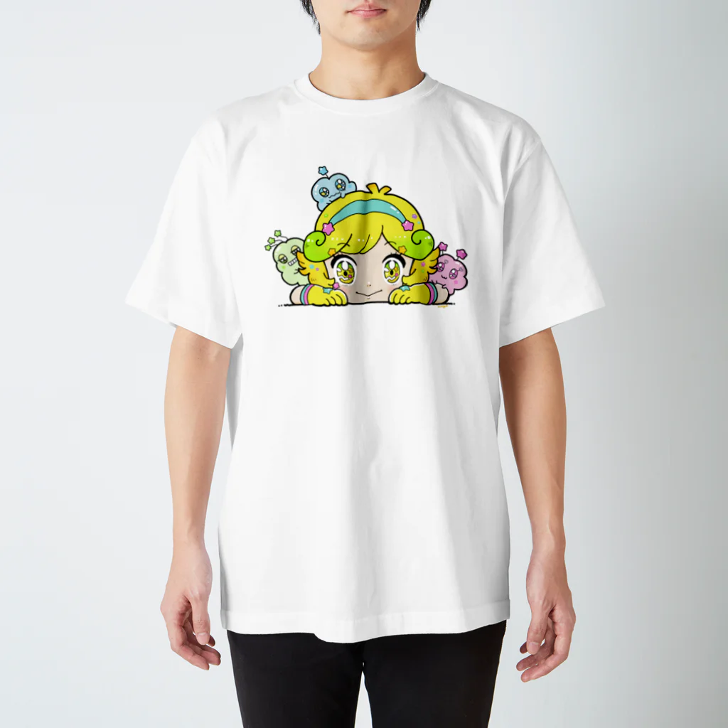  mogのキラキライエローちゃん スタンダードTシャツ