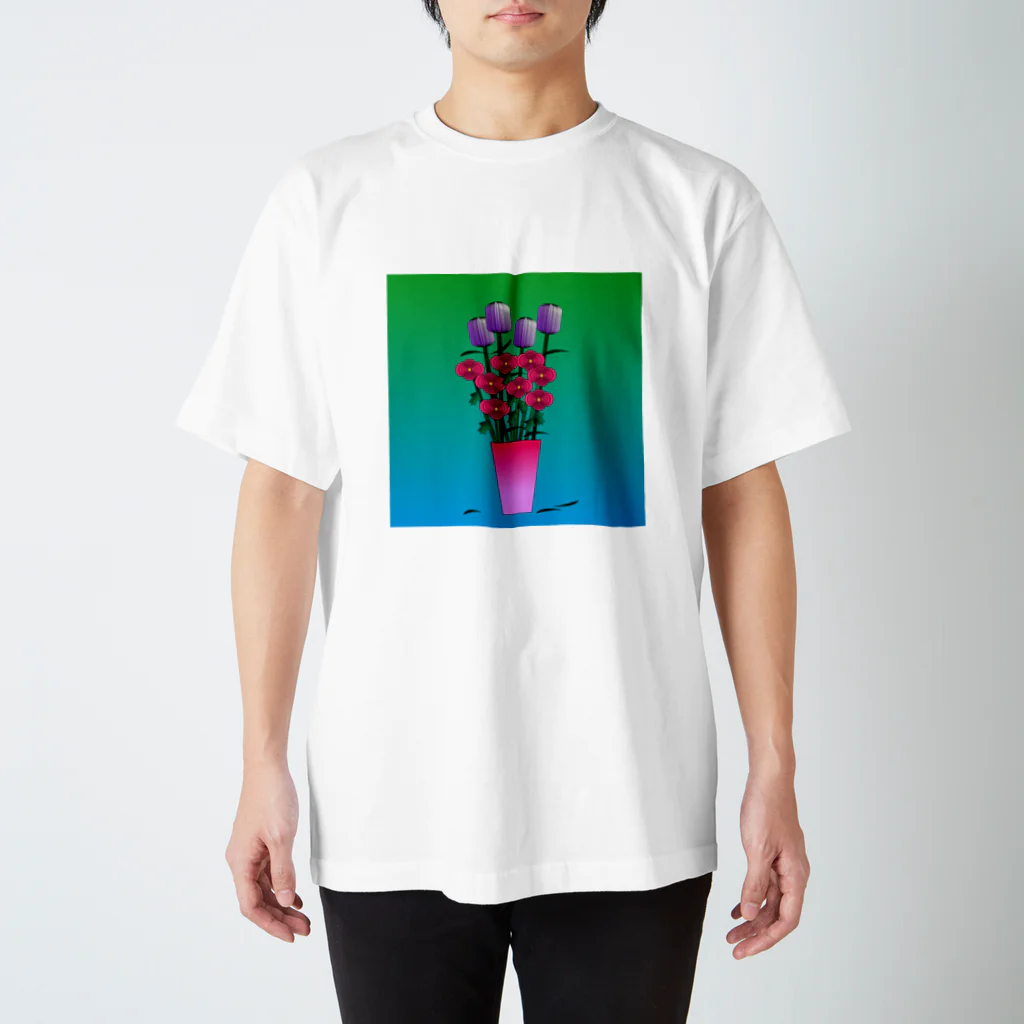 WAN_TAN SHOPのFlower arrangement スタンダードTシャツ