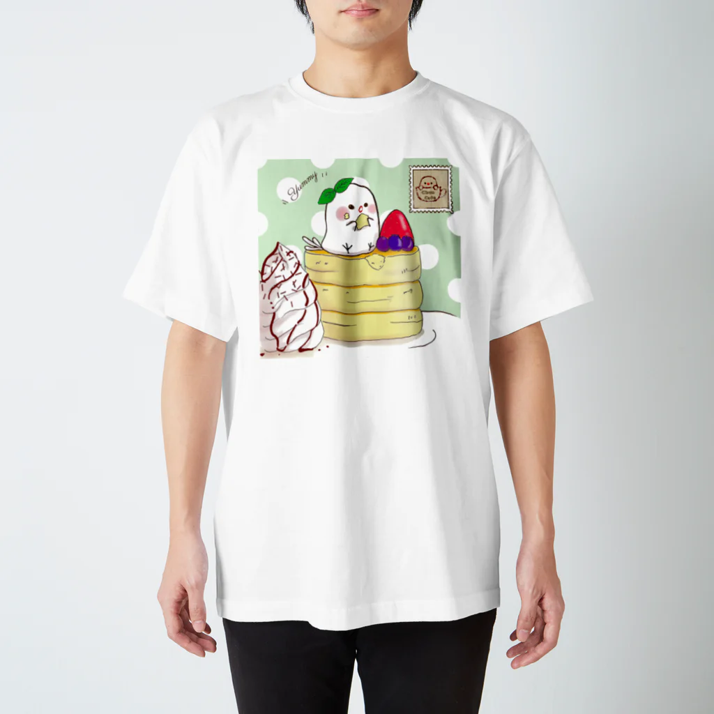 ちゅんすけ（ ●e● ）のちゅんカフェＰＫ（ミント スタンダードTシャツ