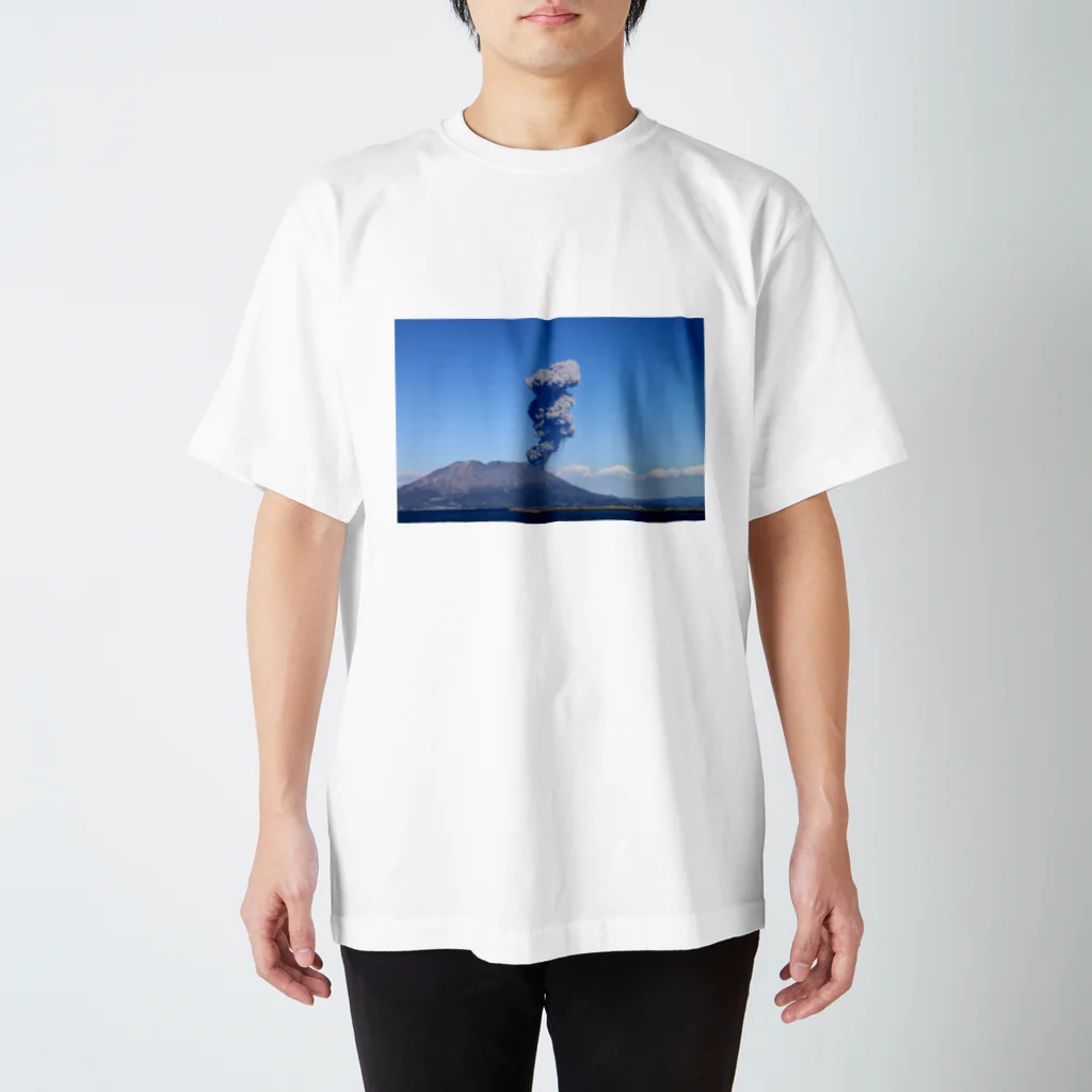 hayapiの桜島 スタンダードTシャツ
