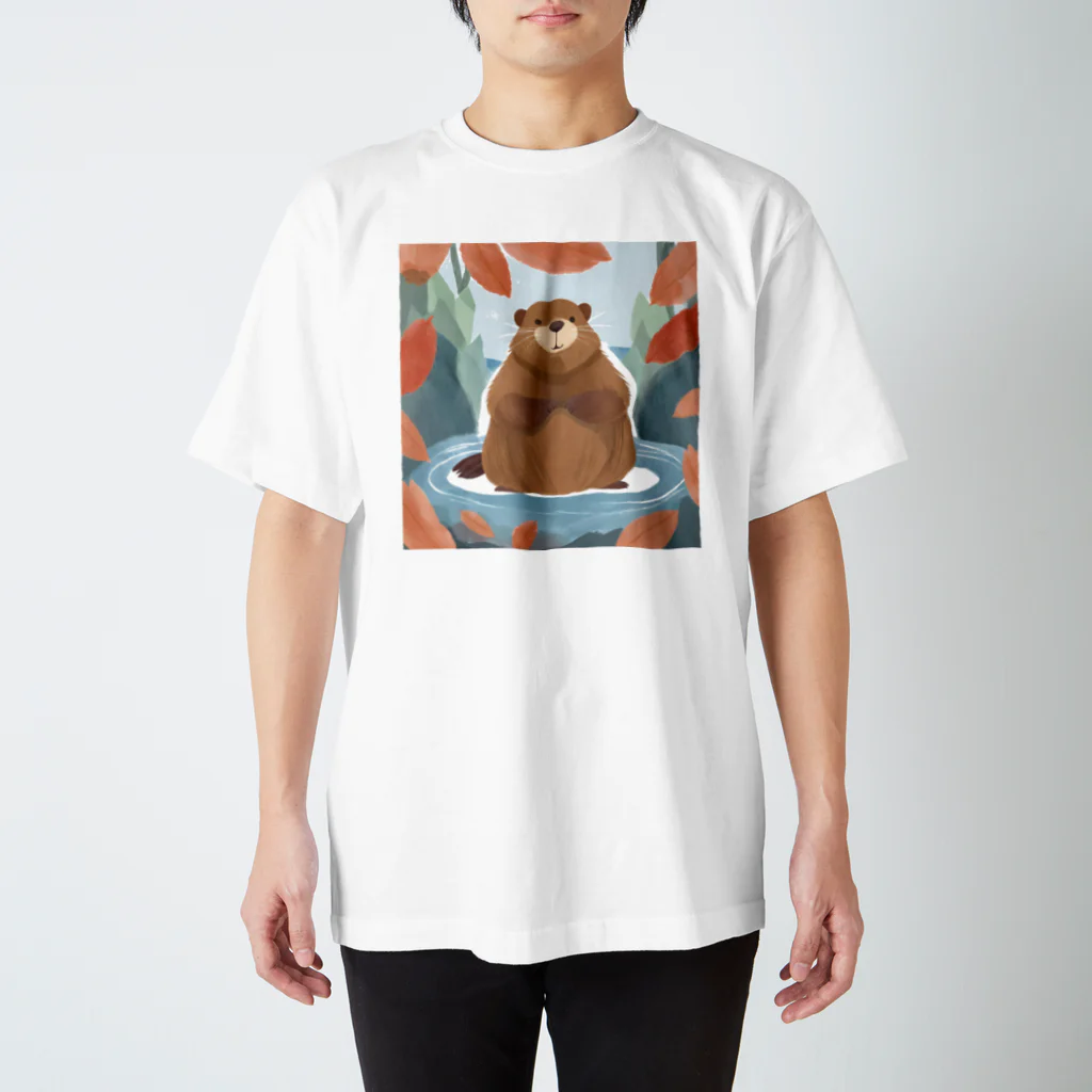 Micoの僕、ビーバー Regular Fit T-Shirt