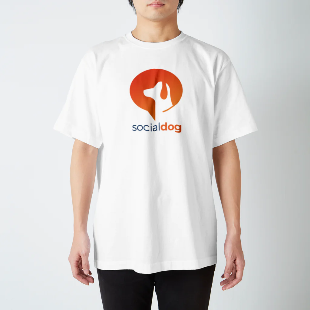 SocialDog ShopのSocialDog グラーデーションロゴ スタンダードTシャツ