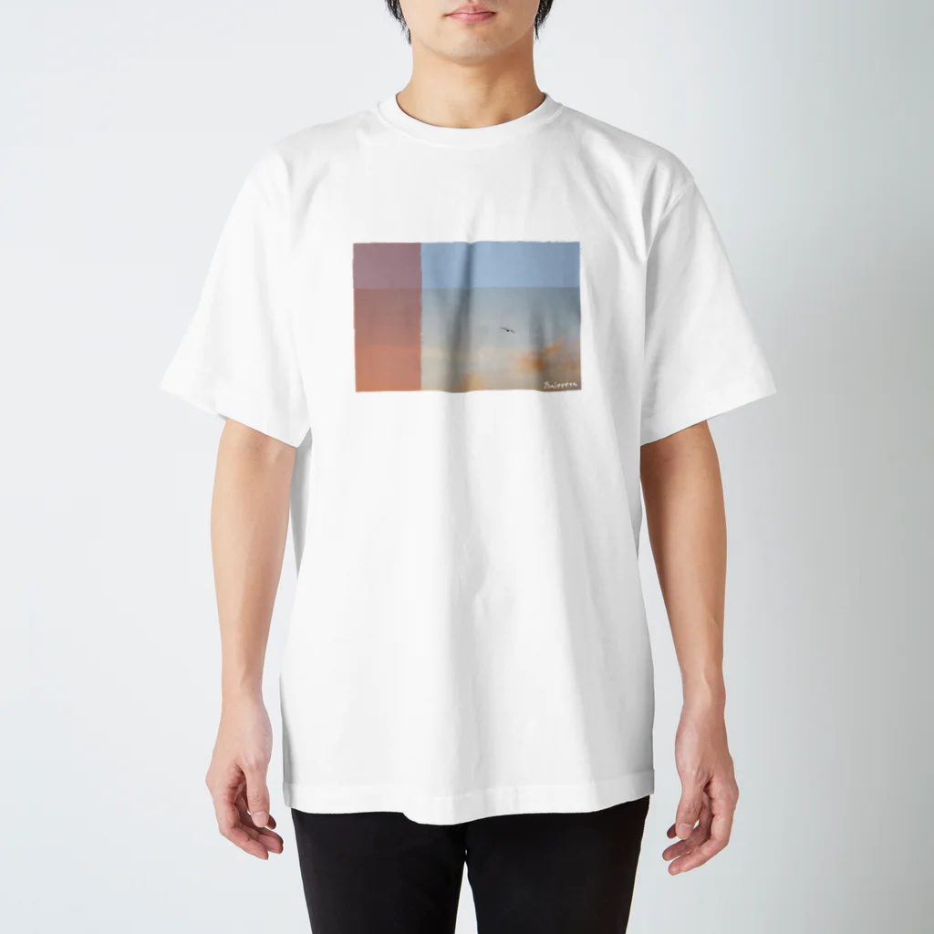 snippetsの青空→夕陽 スタンダードTシャツ