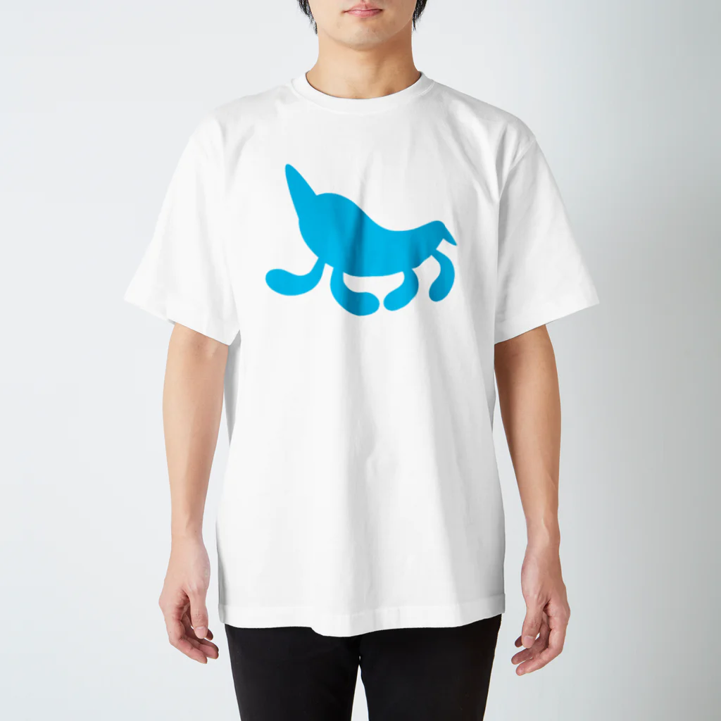 月ノ子の森に恋してのMoondrop Blue スタンダードTシャツ