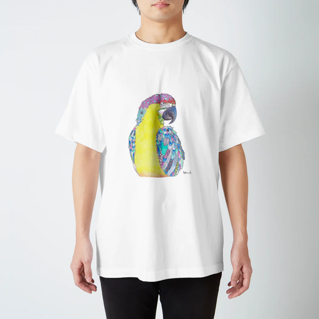 ayanekkoのanimals2 ~paRRot~ スタンダードTシャツ