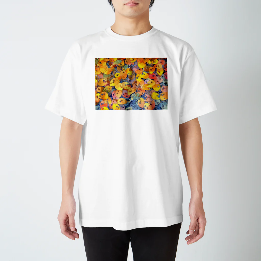 MATSUYAランドの店の枯葉の絵 Regular Fit T-Shirt