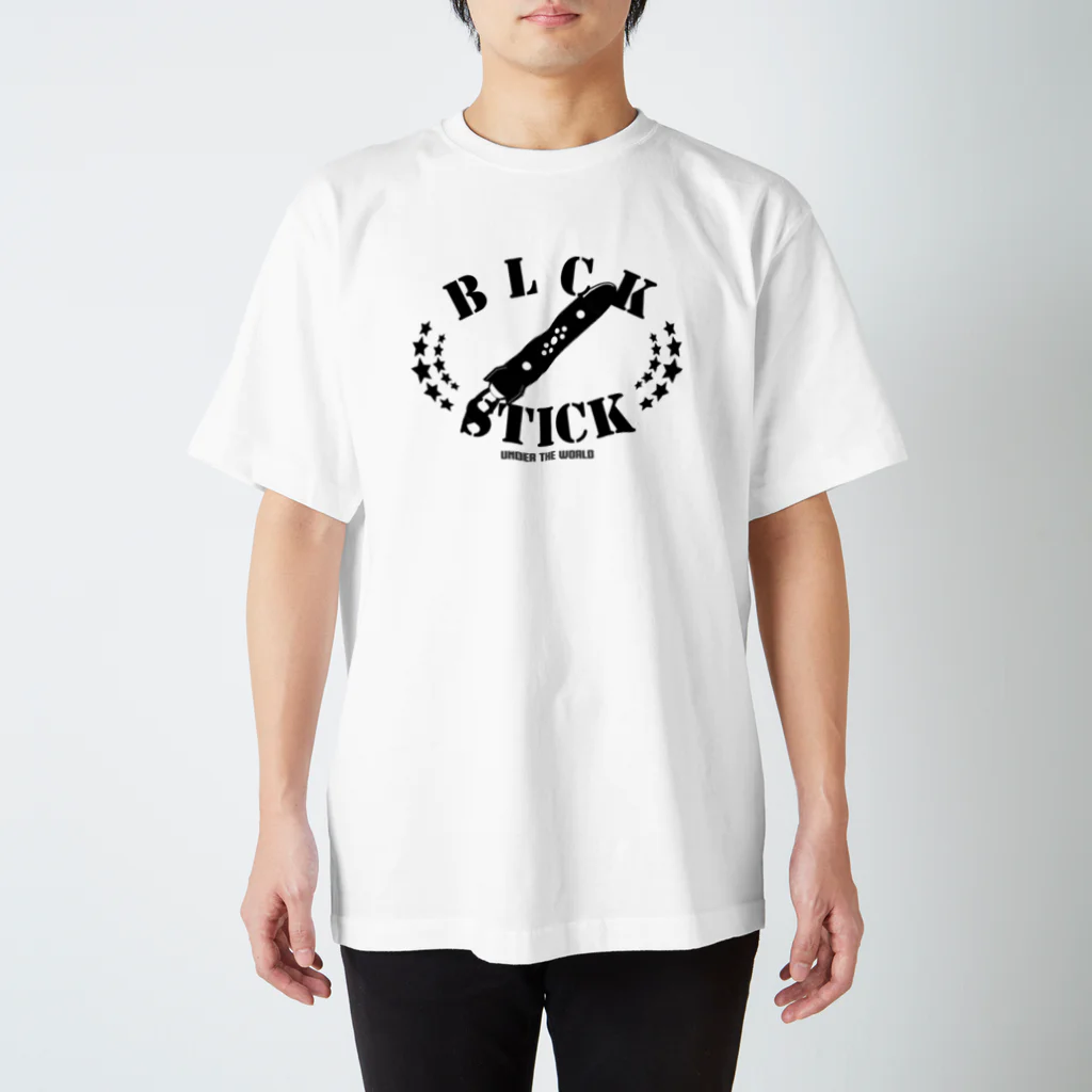 だてまき麻雀商店のBLACKSTICK（B） Regular Fit T-Shirt