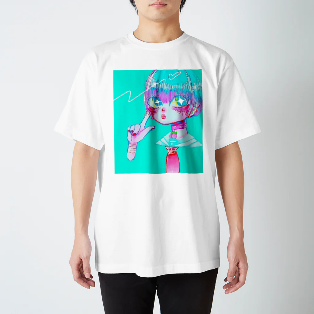 亀忌うみのャミカヮ スタンダードTシャツ