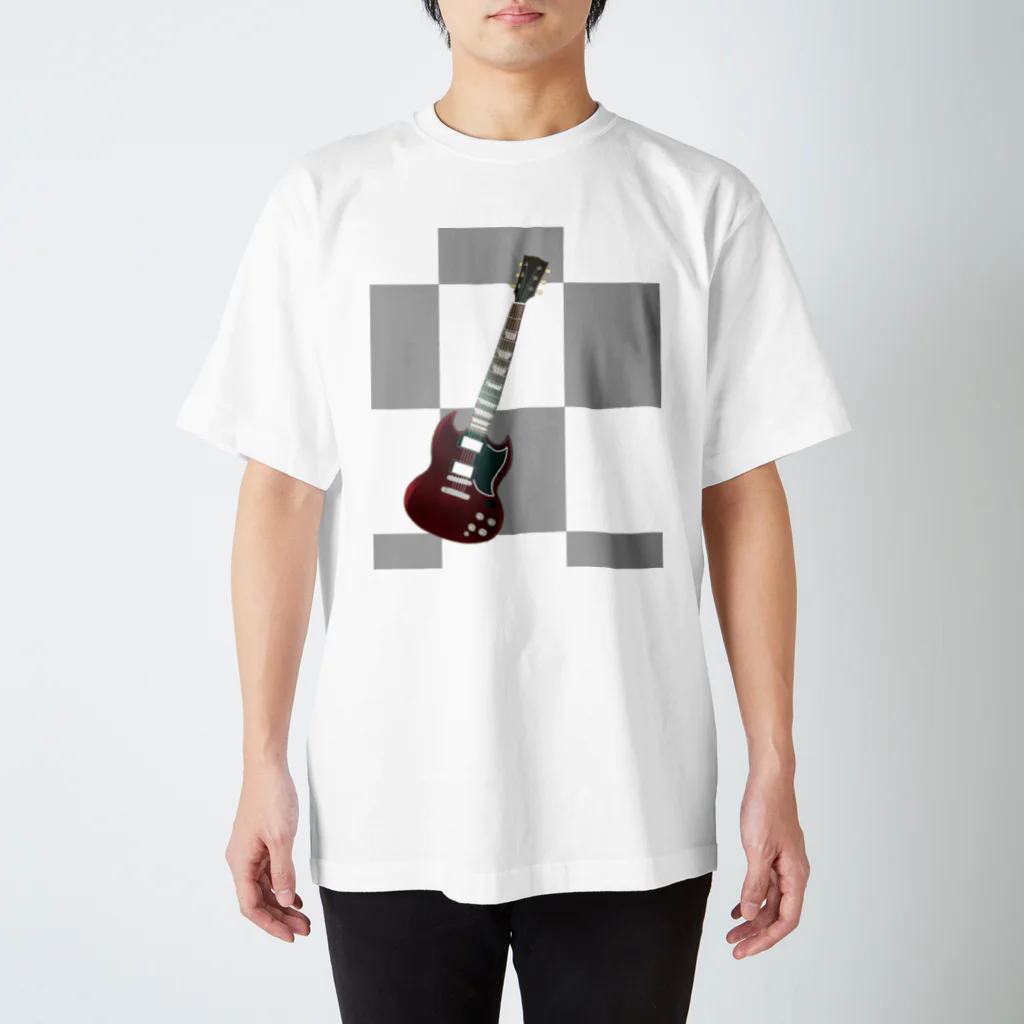 イラストらんどのイラストらんどのSGギター Regular Fit T-Shirt
