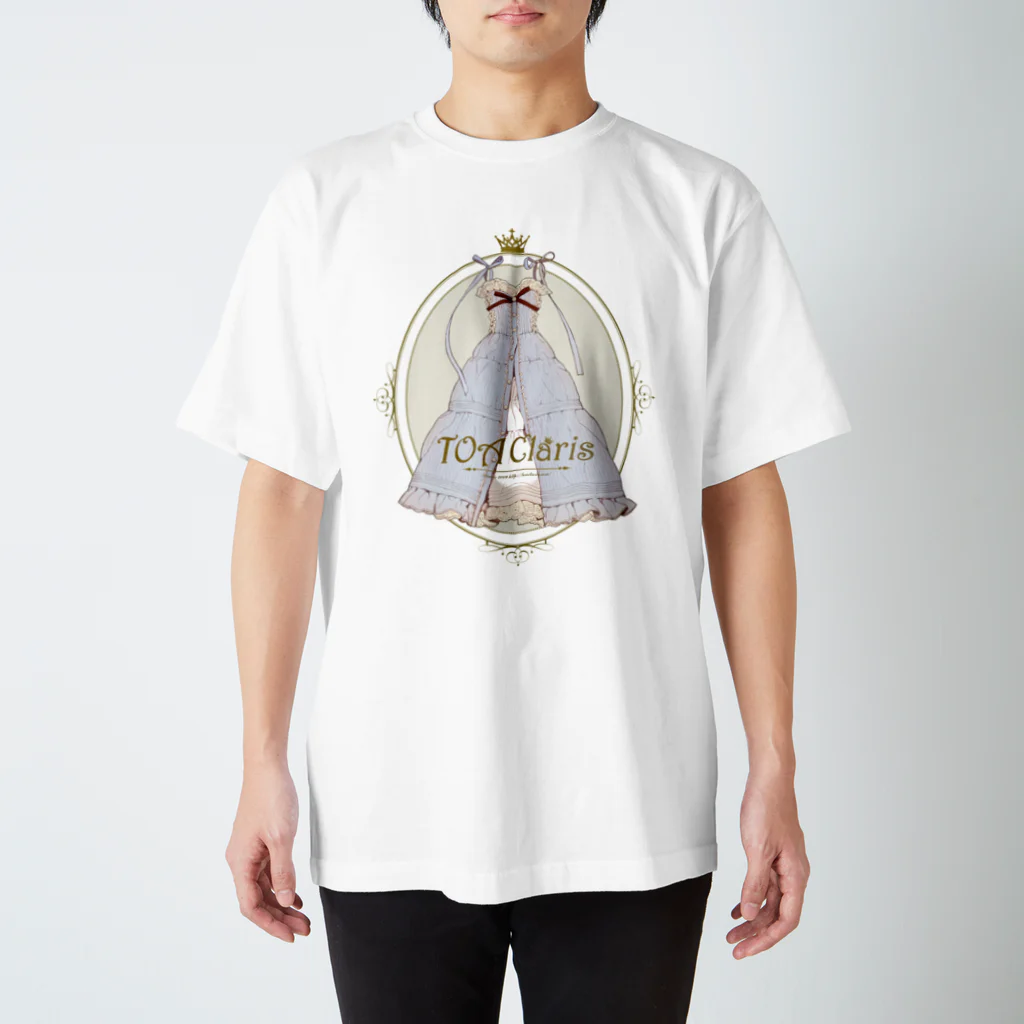 TOA Clarisのアリスブルー／ピンタックワンピース Regular Fit T-Shirt