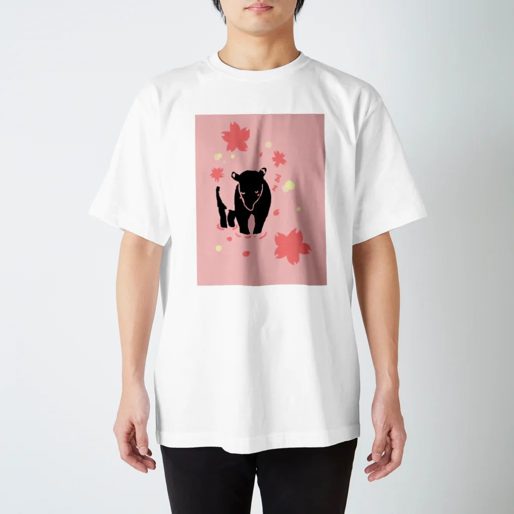 いねむりバクの春の中 Regular Fit T-Shirt