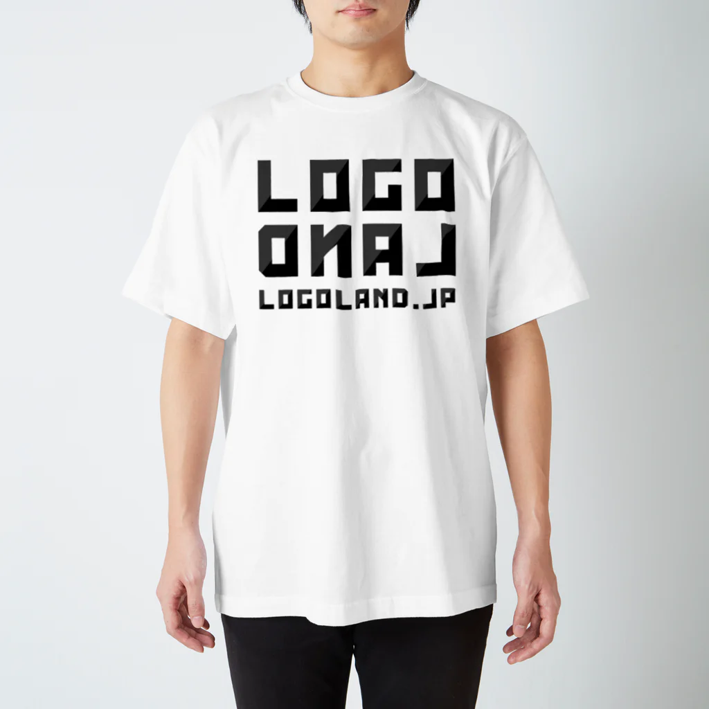 AEDIのLogoLand logoland.jp Logo （ロゴランド logoland.jp ロゴ） Regular Fit T-Shirt