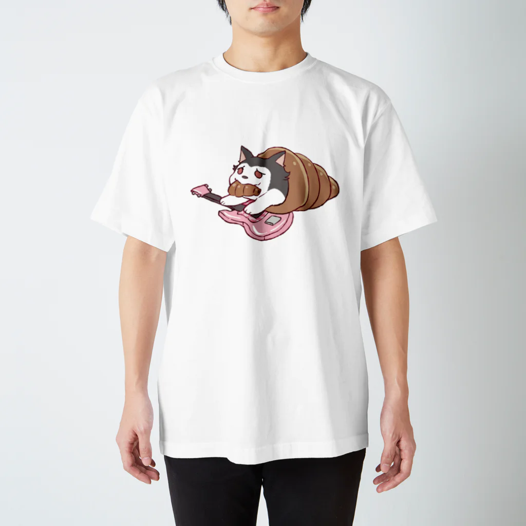 ちるふショップのちるふ（チョココロネ狼） スタンダードTシャツ