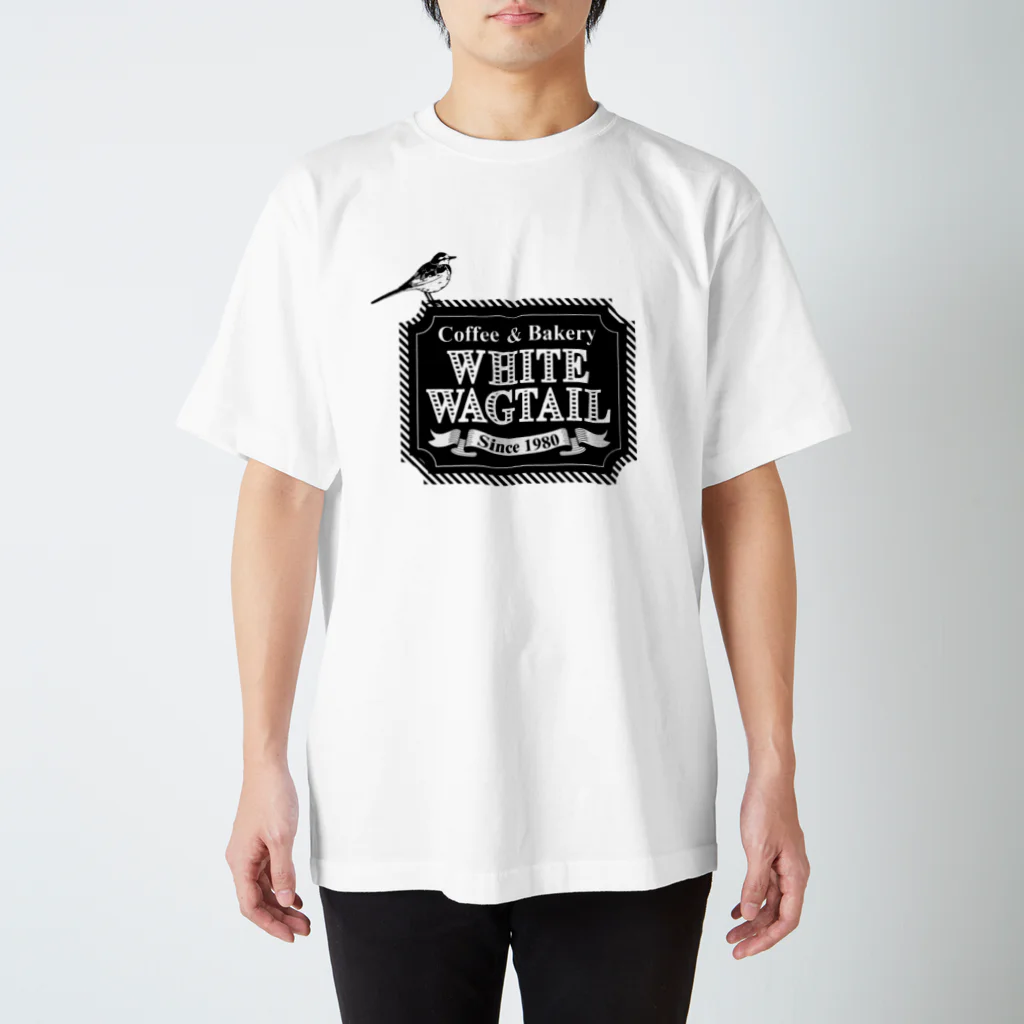 mimimのWhite Wagtail Coffee & Bakery Regular Fit T-Shirt