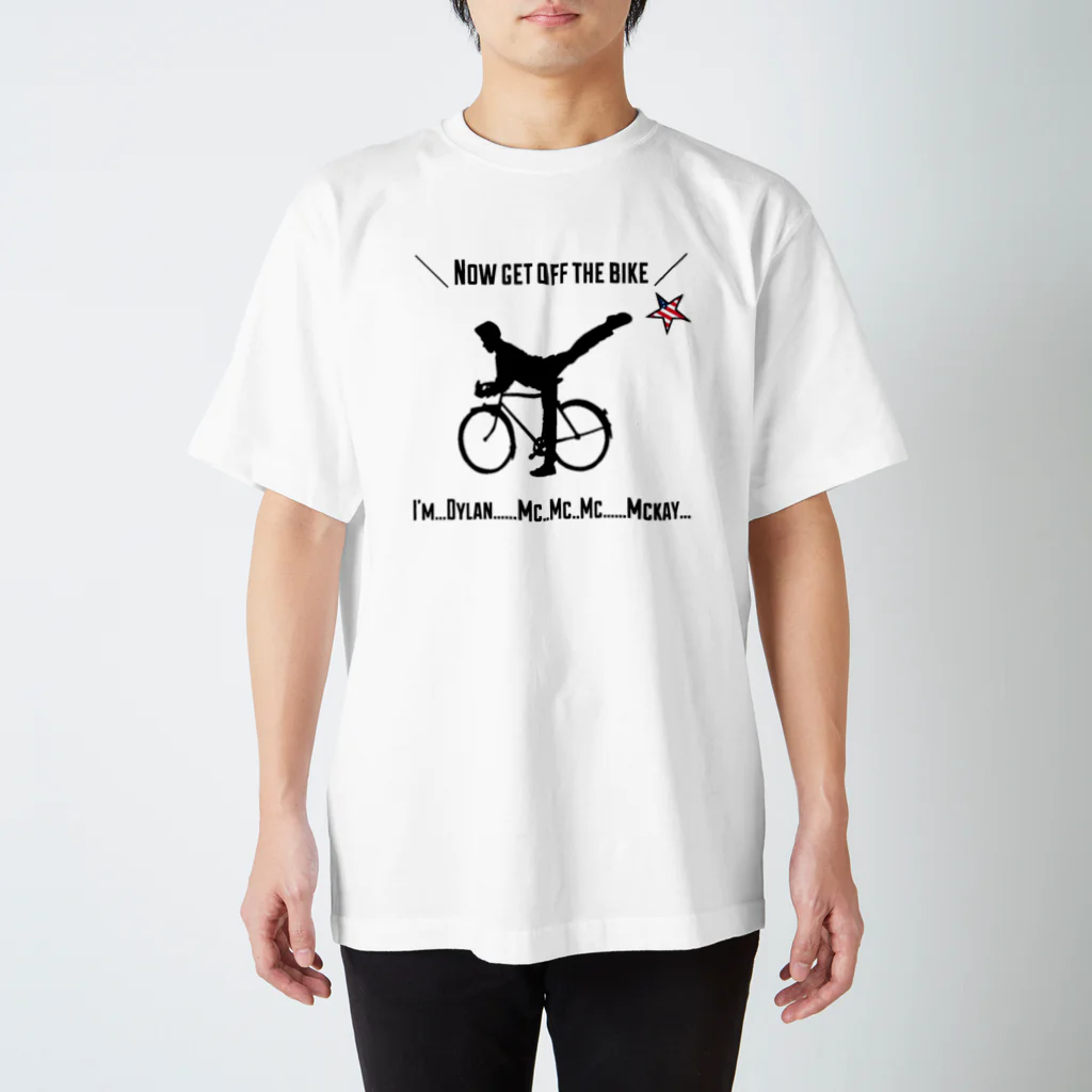 武工房の自転車から降りるディラン Regular Fit T-Shirt