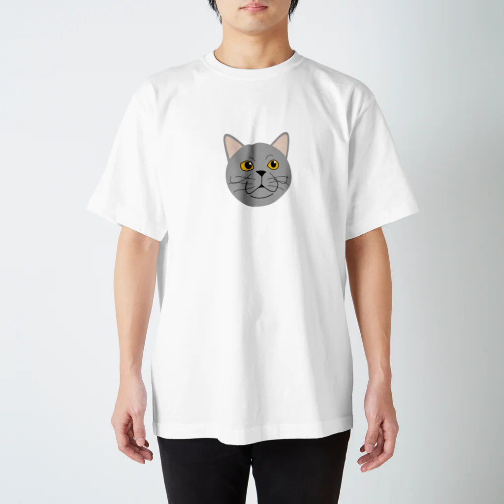 はちたま堂の猫のねこはちちゃん スタンダードTシャツ