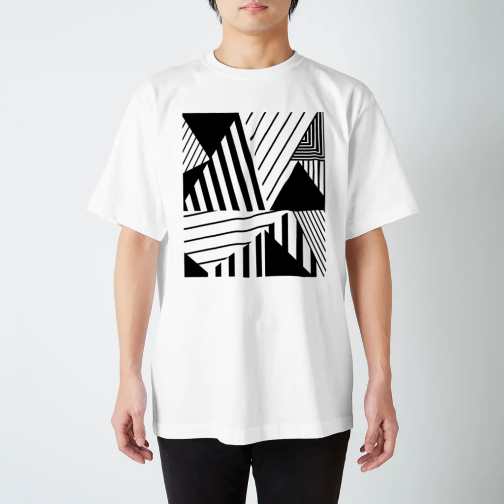 nagsatのGEOMETRICK001 Regular Fit T-Shirt