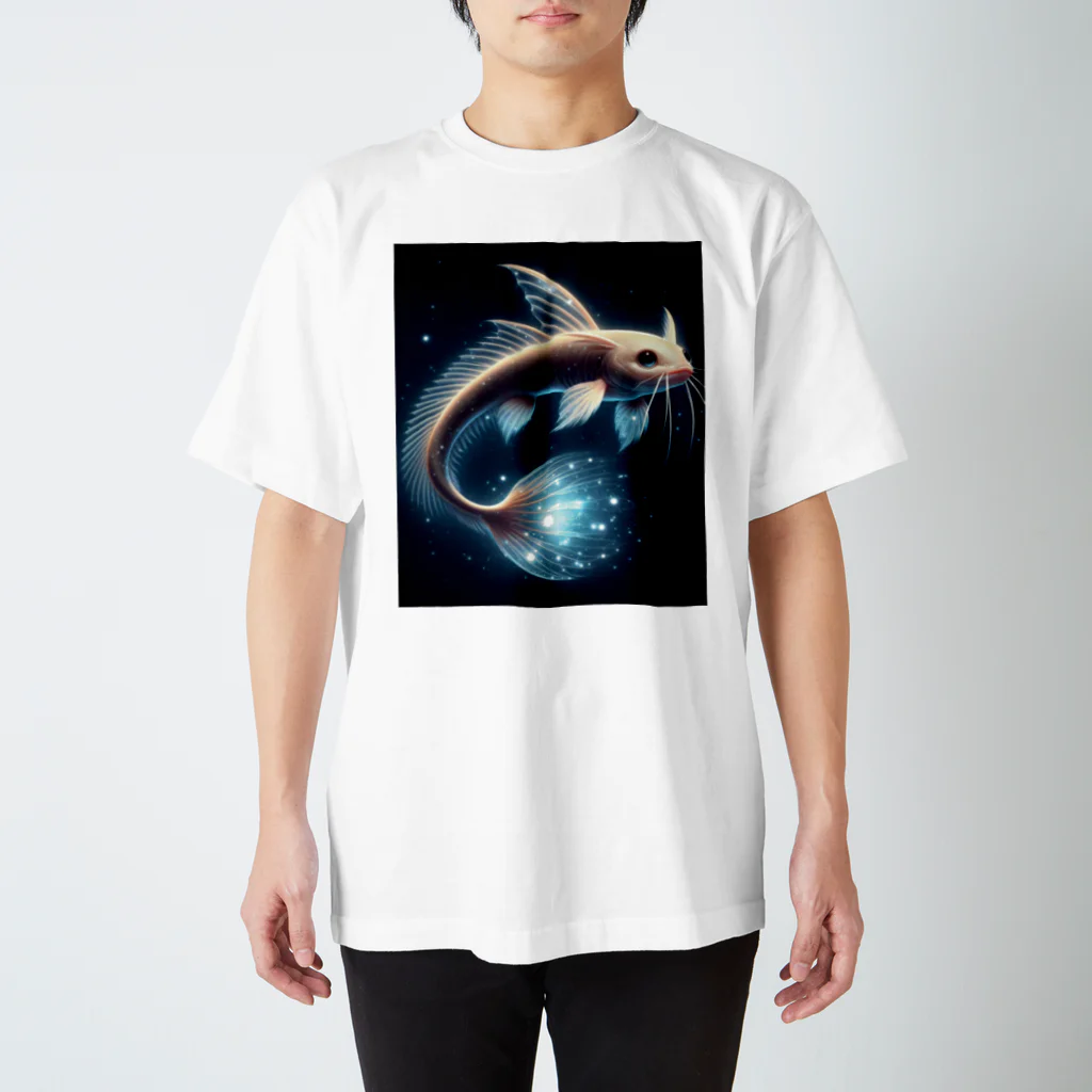 Create your own originalのスター・フィッシュキャット Regular Fit T-Shirt
