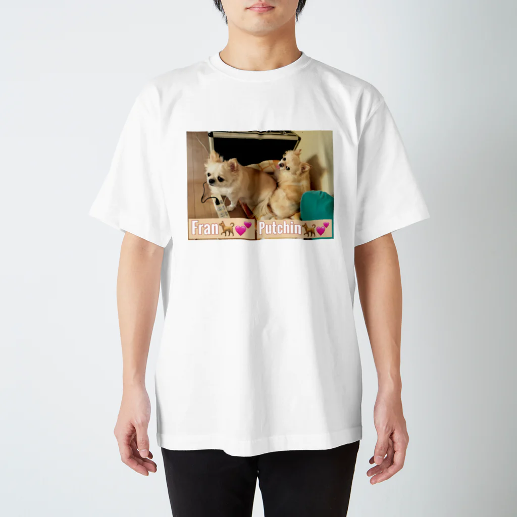 yuZo EBS🥊のプチフラ🐕💕🐕 スタンダードTシャツ