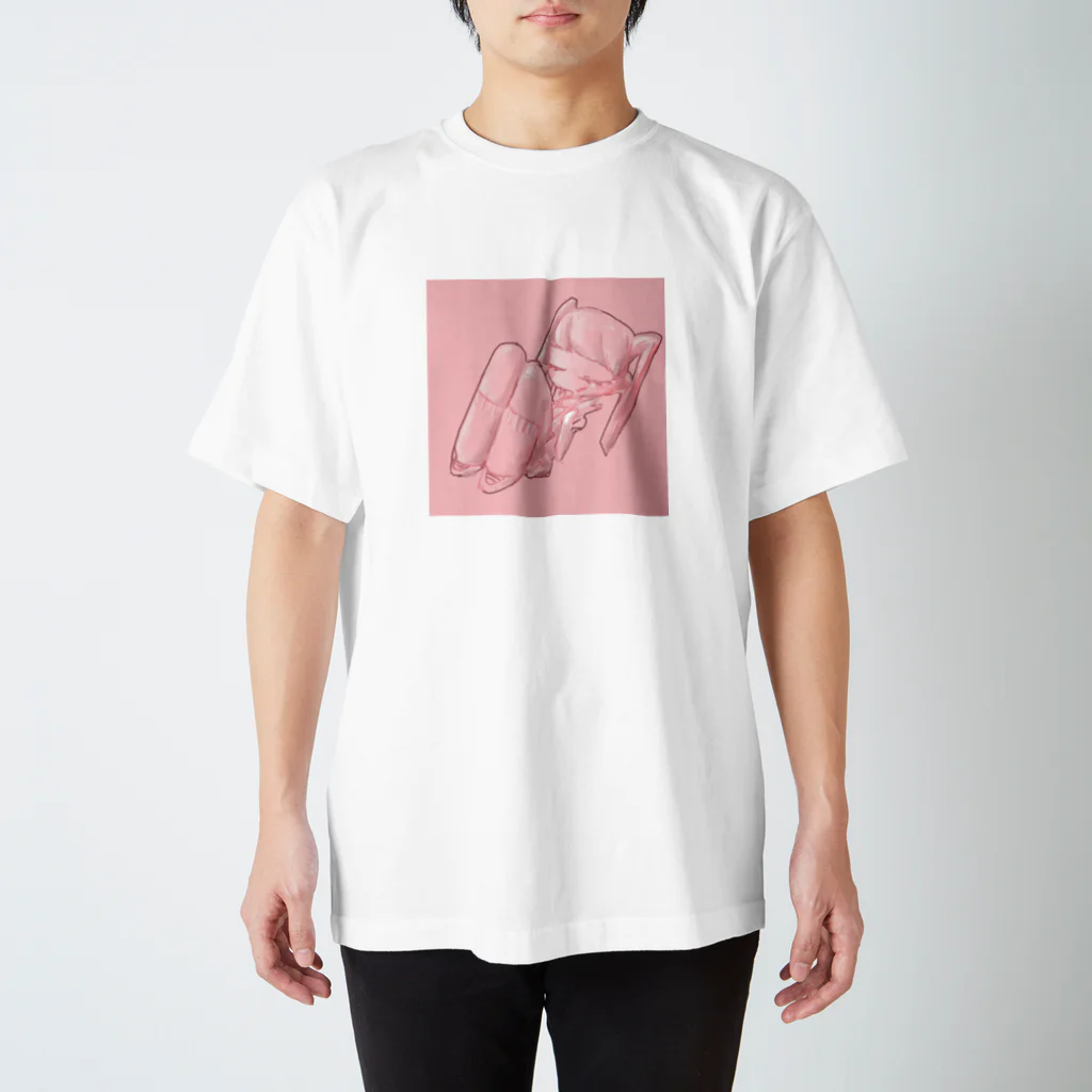 箱の猫の睡眠系女子 スタンダードTシャツ