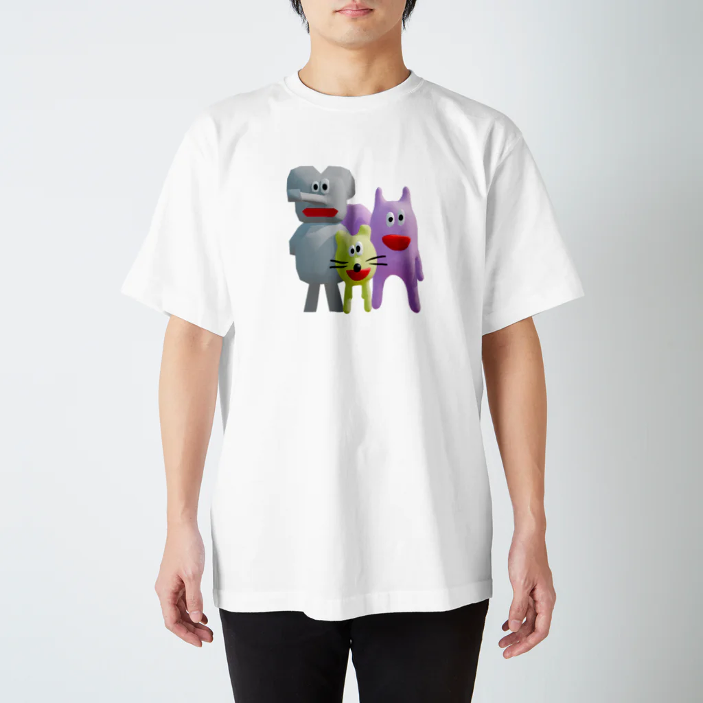 やさしさパークタウンのパオ・謎ドッグ・リス Regular Fit T-Shirt