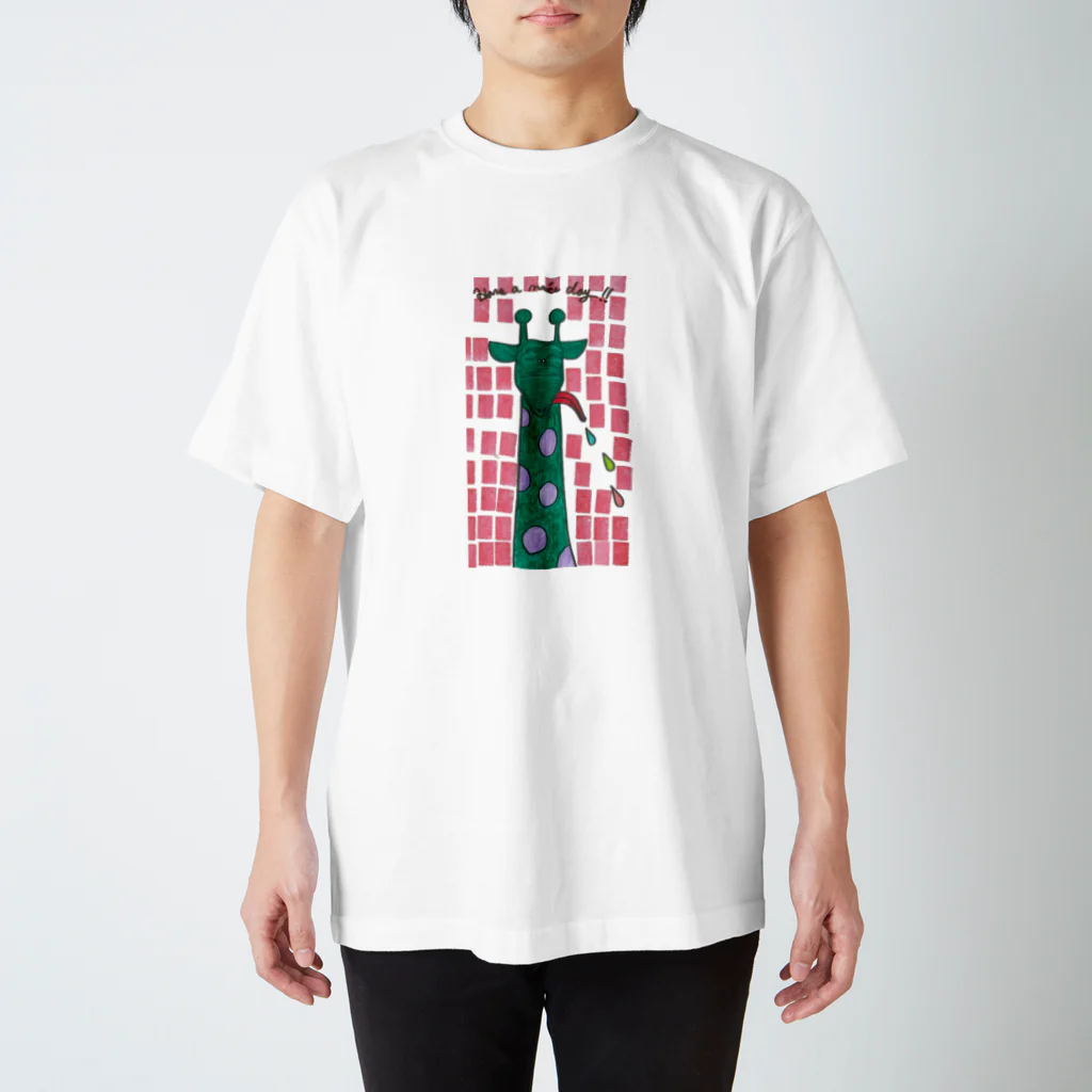 toyokoのどくどくきりんさん スタンダードTシャツ