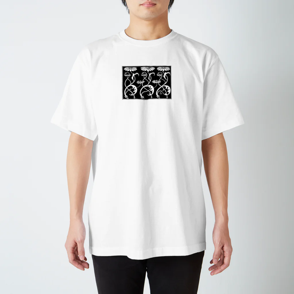 kamenoのpublic domain flower motifT  スタンダードTシャツ