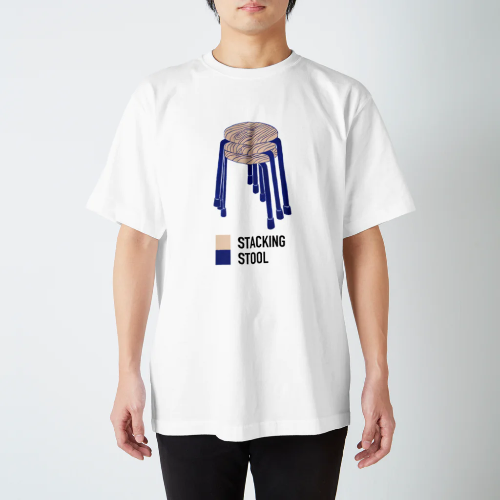 MIRINのSTACKING STOOL Regular Fit T-Shirt