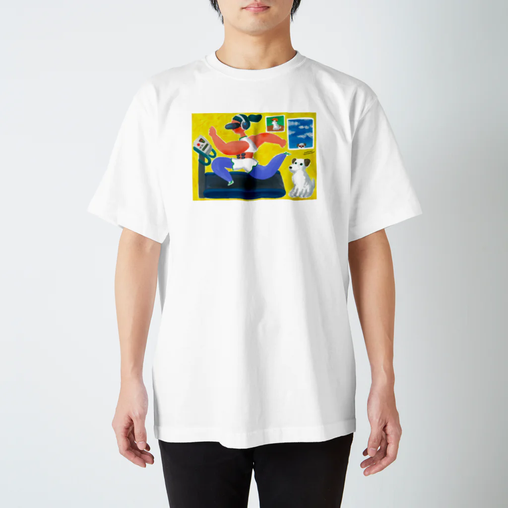 YA MARKETの未来のランニング Regular Fit T-Shirt