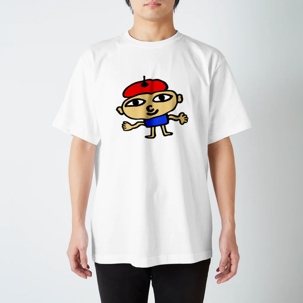 味噌汁の雨のベレー帽くん スタンダードTシャツ