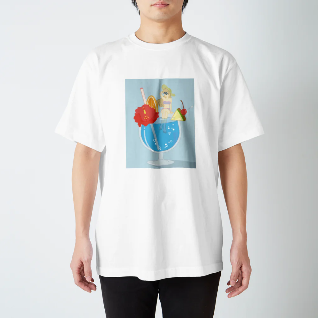 森崎 by SUZURIのTROPICAL♡GIRL Regular Fit T-Shirt