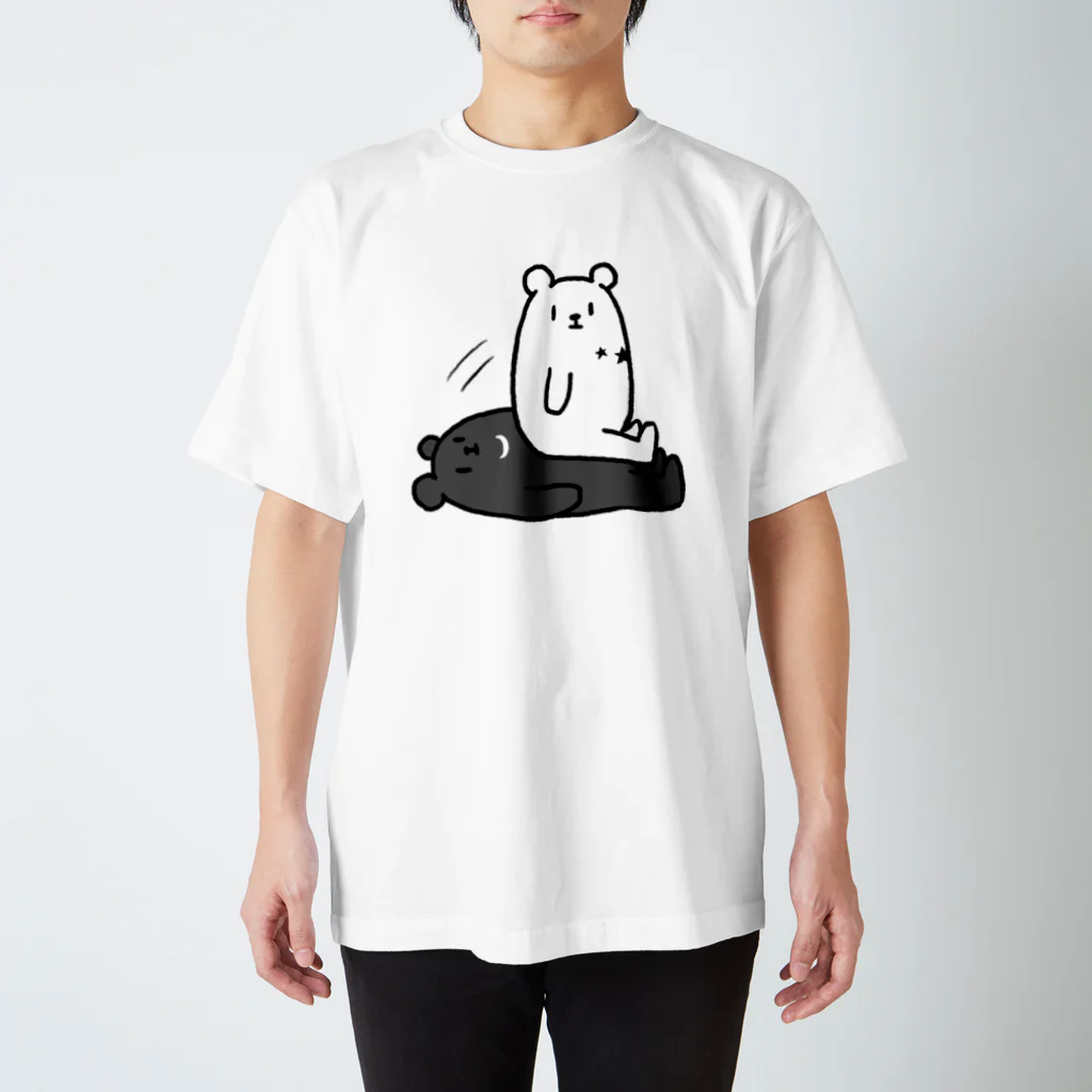 Litonicoのほしぐまくんとつきぐまくん スタンダードTシャツ