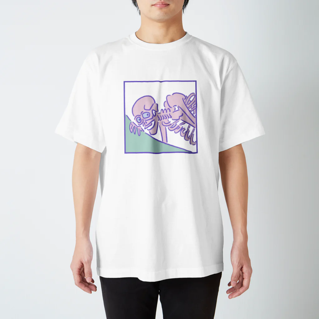 yu_takada_のゆめかわ浮世絵『がしゃどくろ』 スタンダードTシャツ