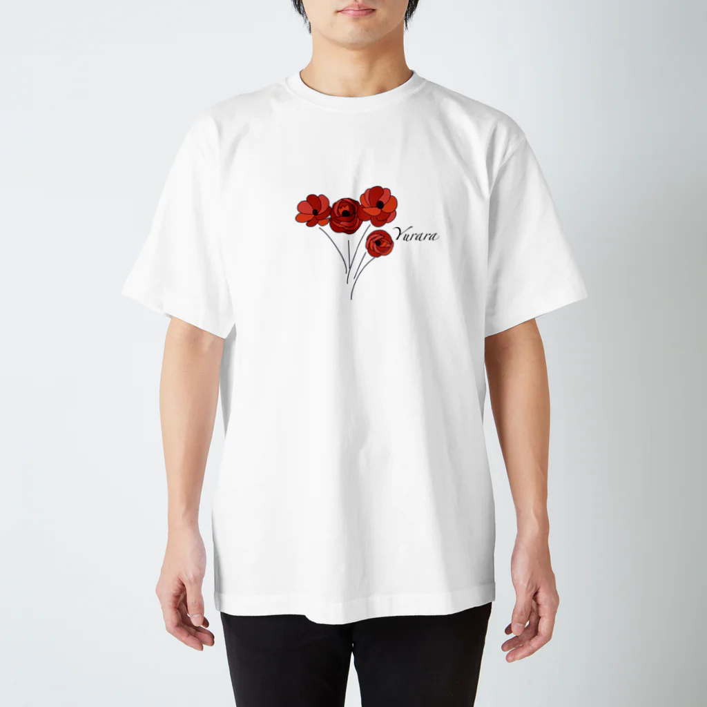 yurara_775のyuraraグッズ(Rose) Regular Fit T-Shirt