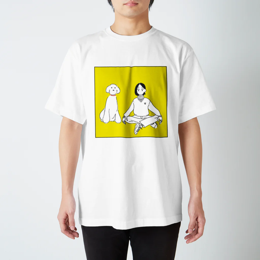 oyumiの犬派の人 Regular Fit T-Shirt