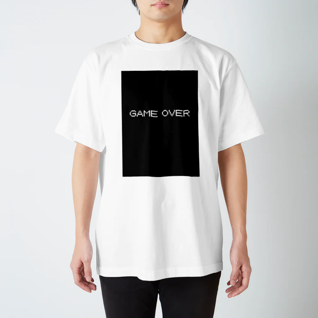 omimioのGAME OVER_B スタンダードTシャツ