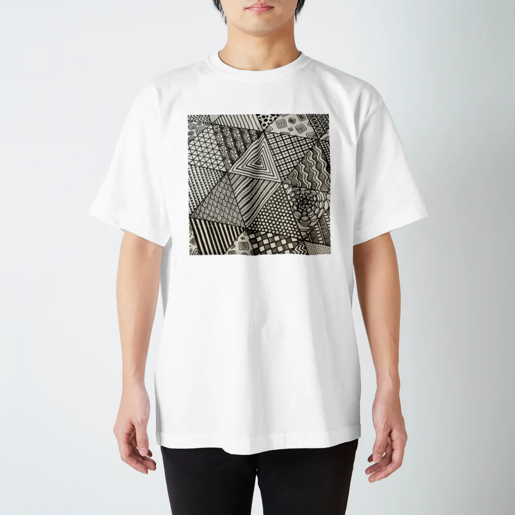 NSASのモノクロ〜triangle〜 Regular Fit T-Shirt