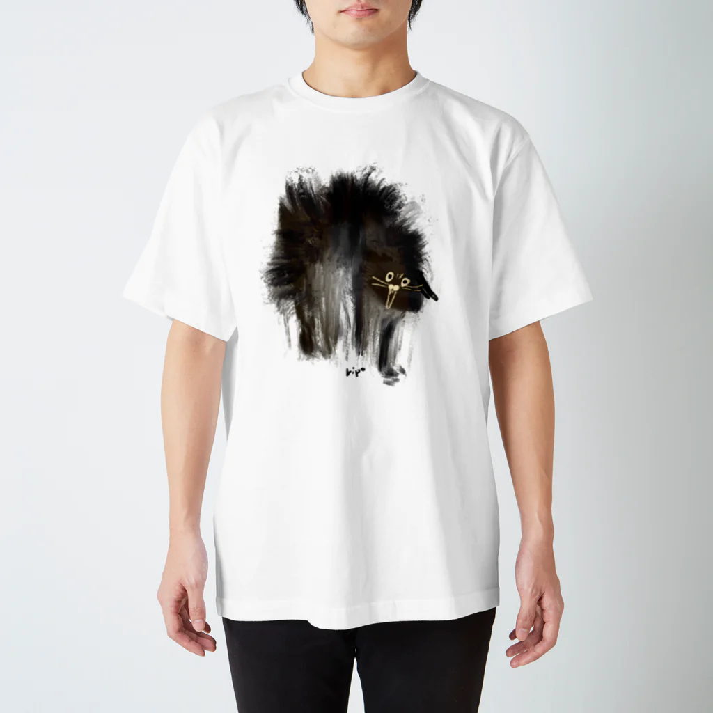 在庫わずか★すぐお届け【READYMADE】L/S Tシャツ おこねこ(文字なし) / トマス屋 ( Ripo )のスタンダードTシャツ