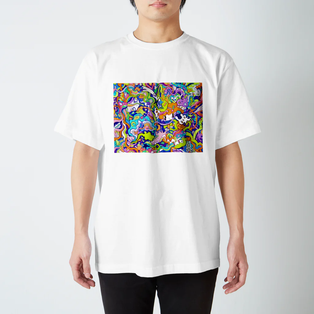 ぷこりしょっぷの海のセンリツ Regular Fit T-Shirt