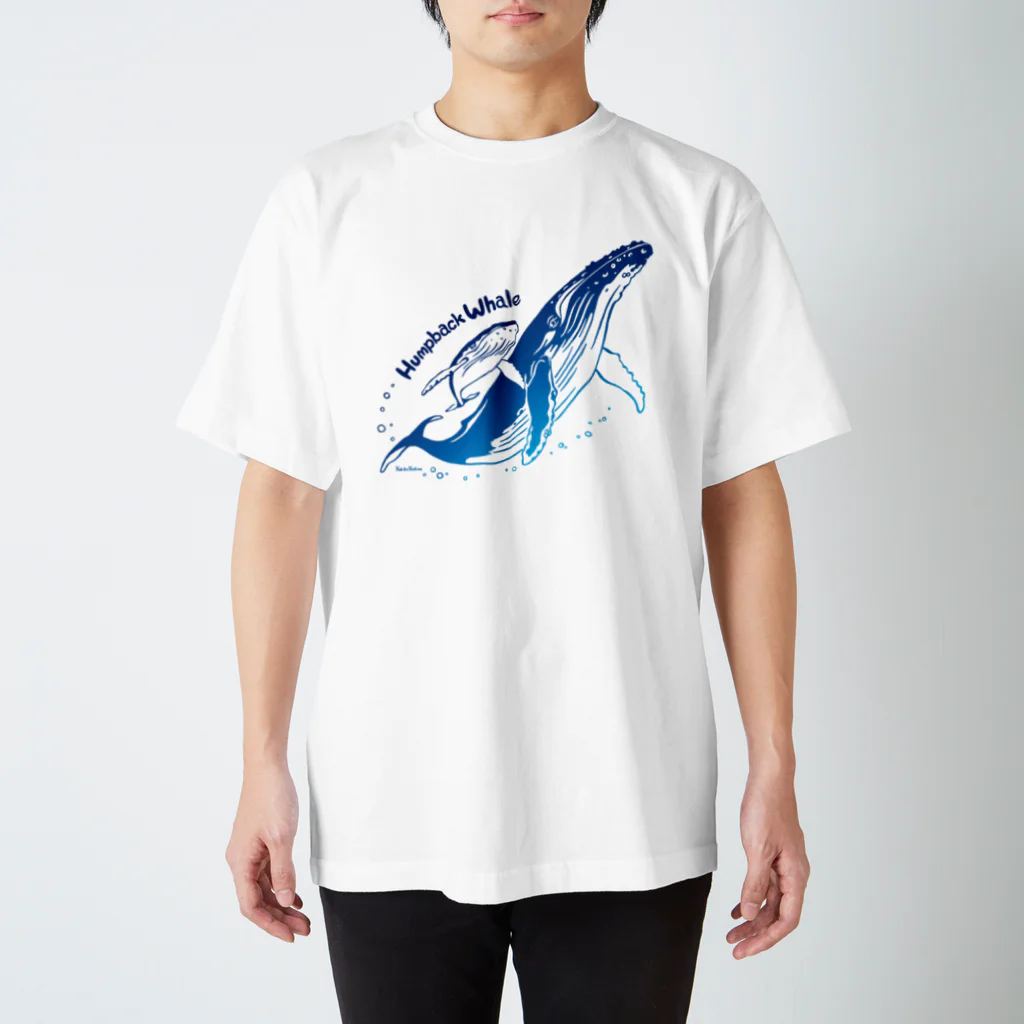 MUSEUM LAB SHOP MITのHumpback Whale＊ザトウクジラTシャツ・カラー スタンダードTシャツ